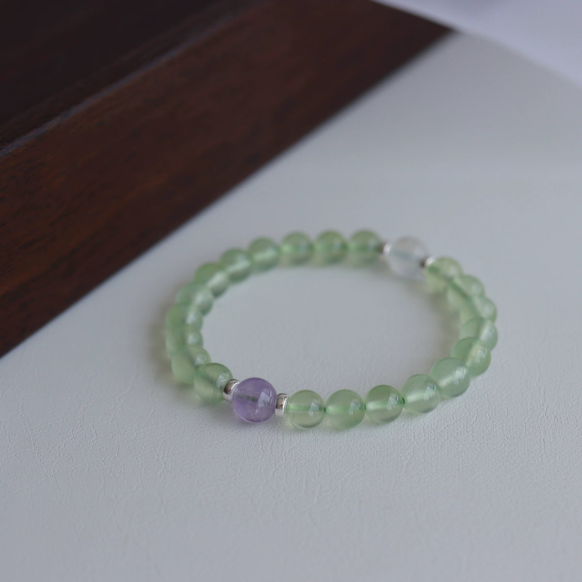 Ice-Grade Prehnite Bracelet — product image 2