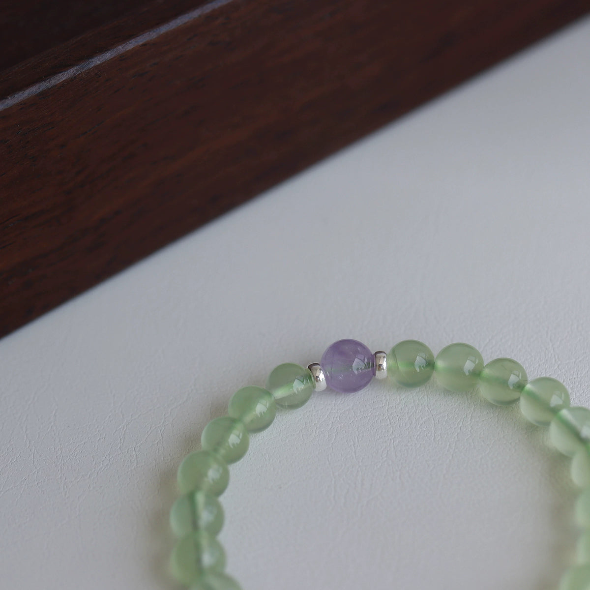 Ice-Grade Prehnite Bracelet — product image 3