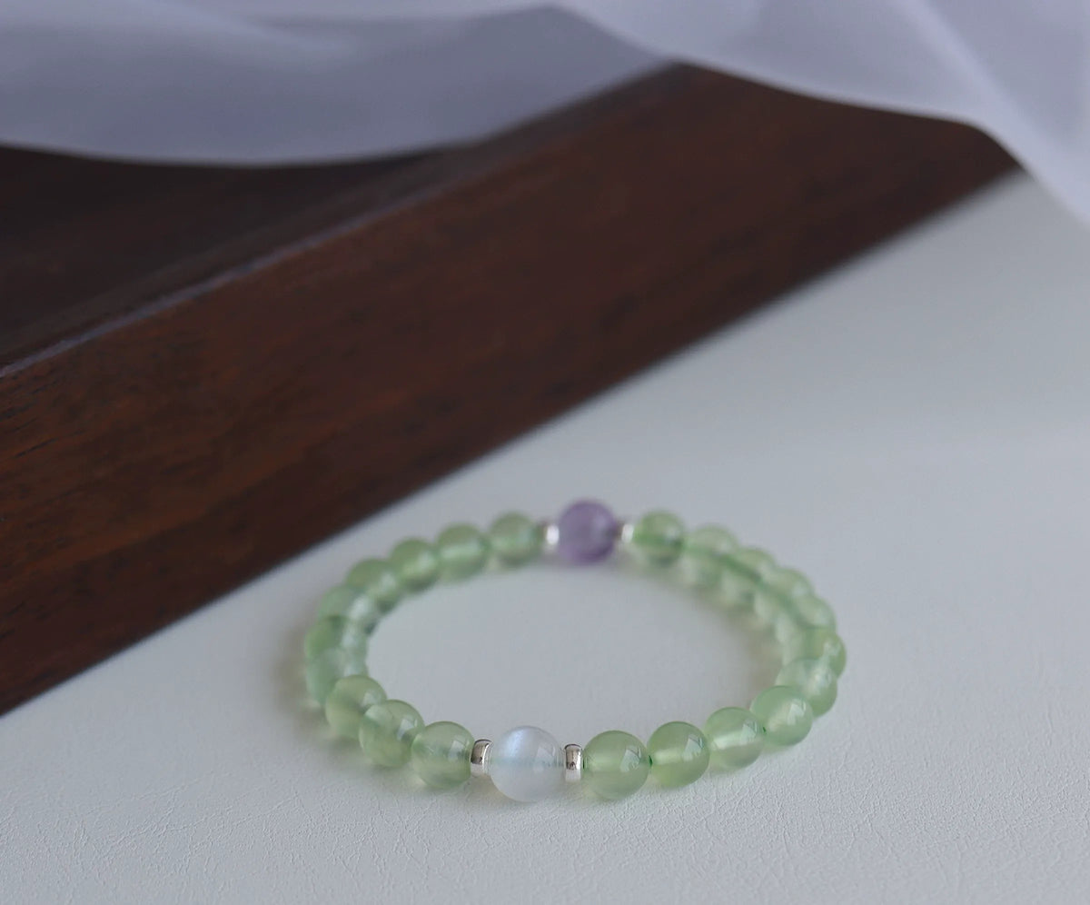 Ice-Grade Prehnite Bracelet — product image 4