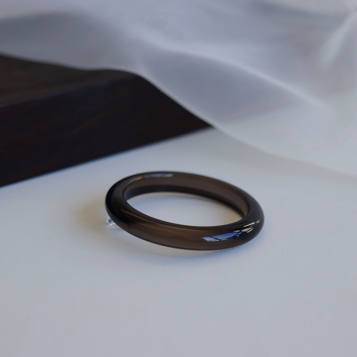 Ice Obsidian Bangle — product image 1