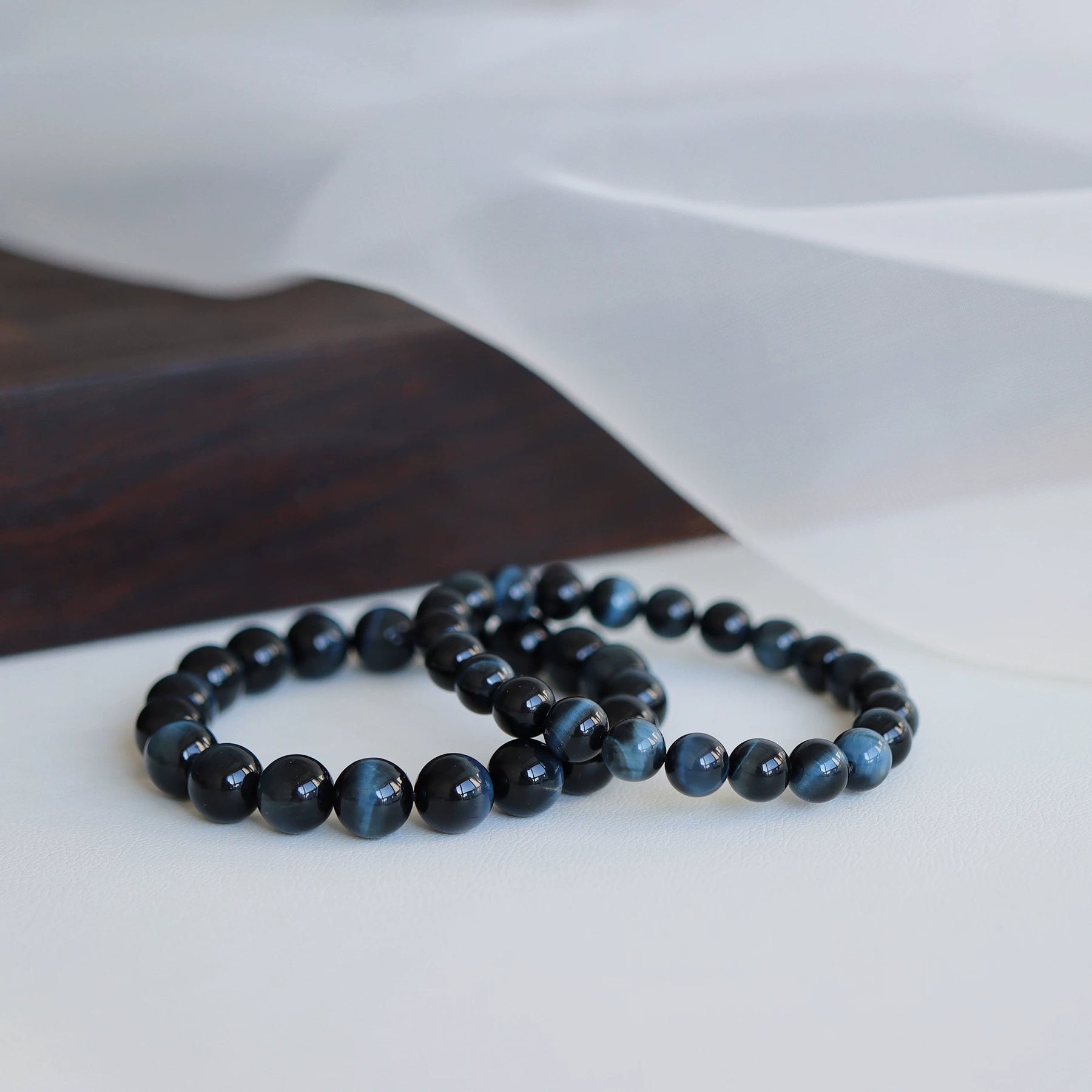 Blue Tiger's Eye Bracelet — product image 4