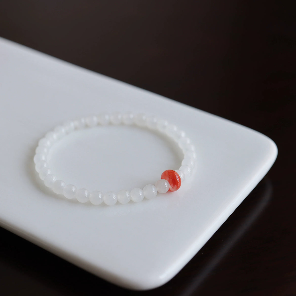Hetian White Jade Double-Wrap Bracelet — product image 1