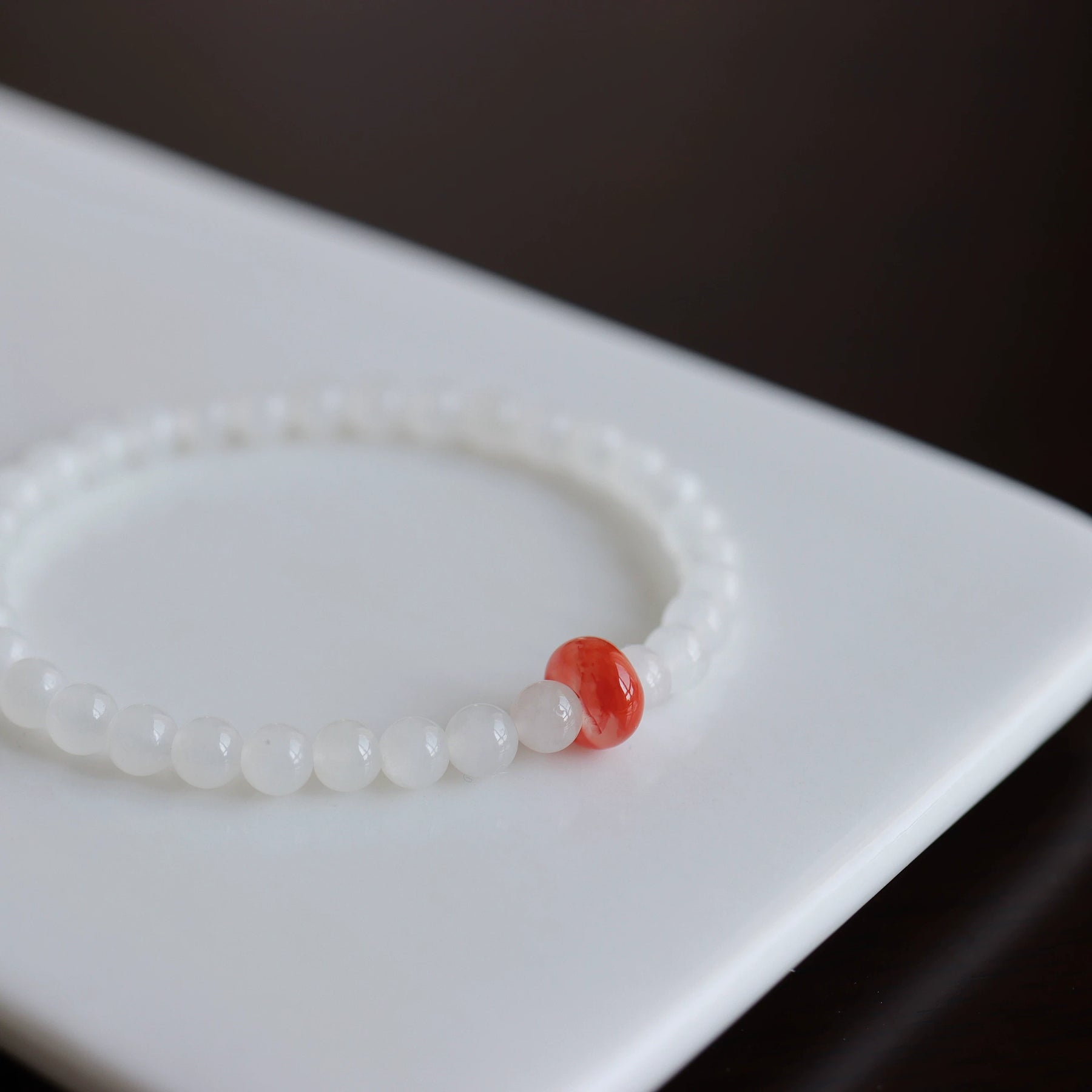 Hetian White Jade Triple-Wrap Bracelet — product image 1