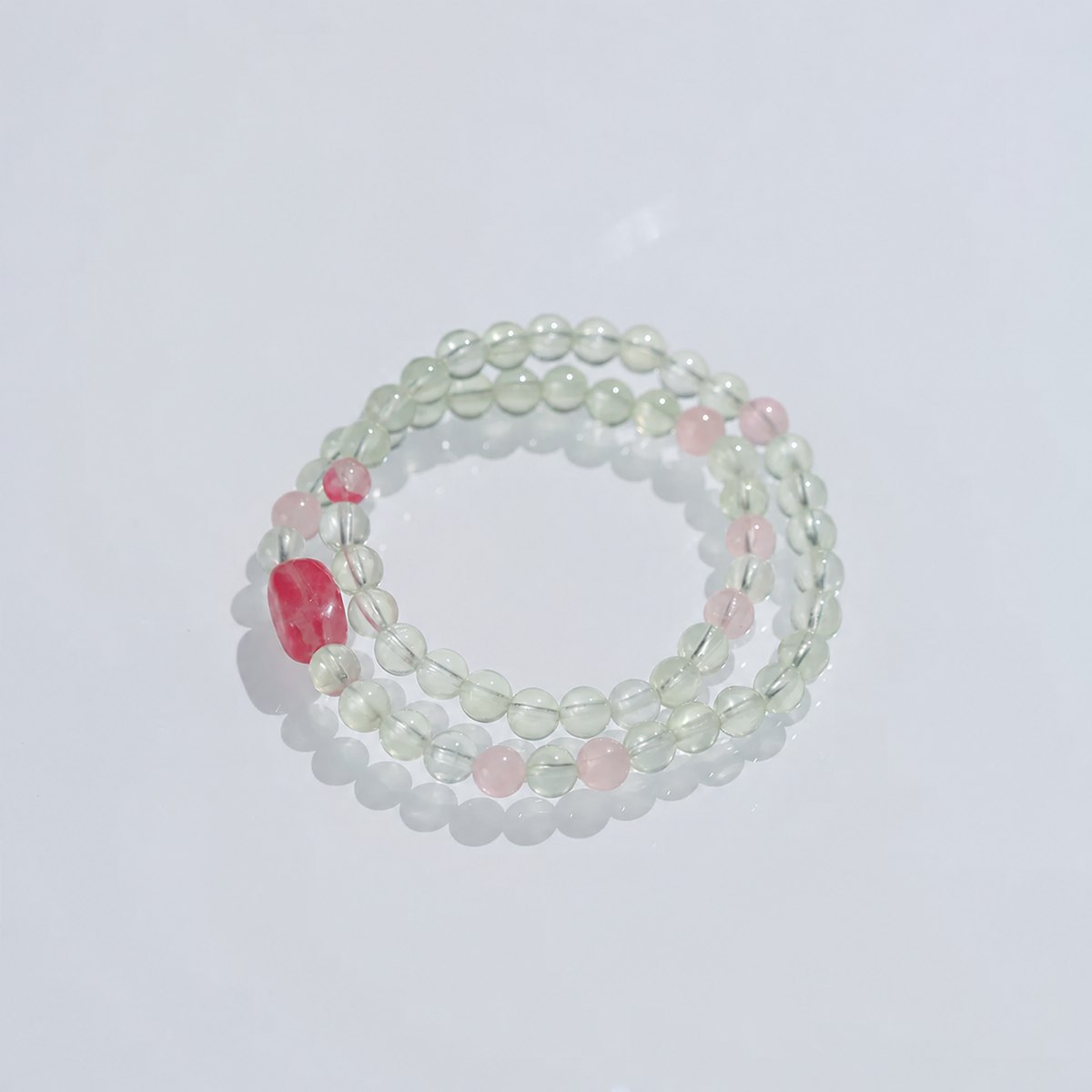 Taotao Qingti Prehnite Double-Wrap Bracelet — product image 2