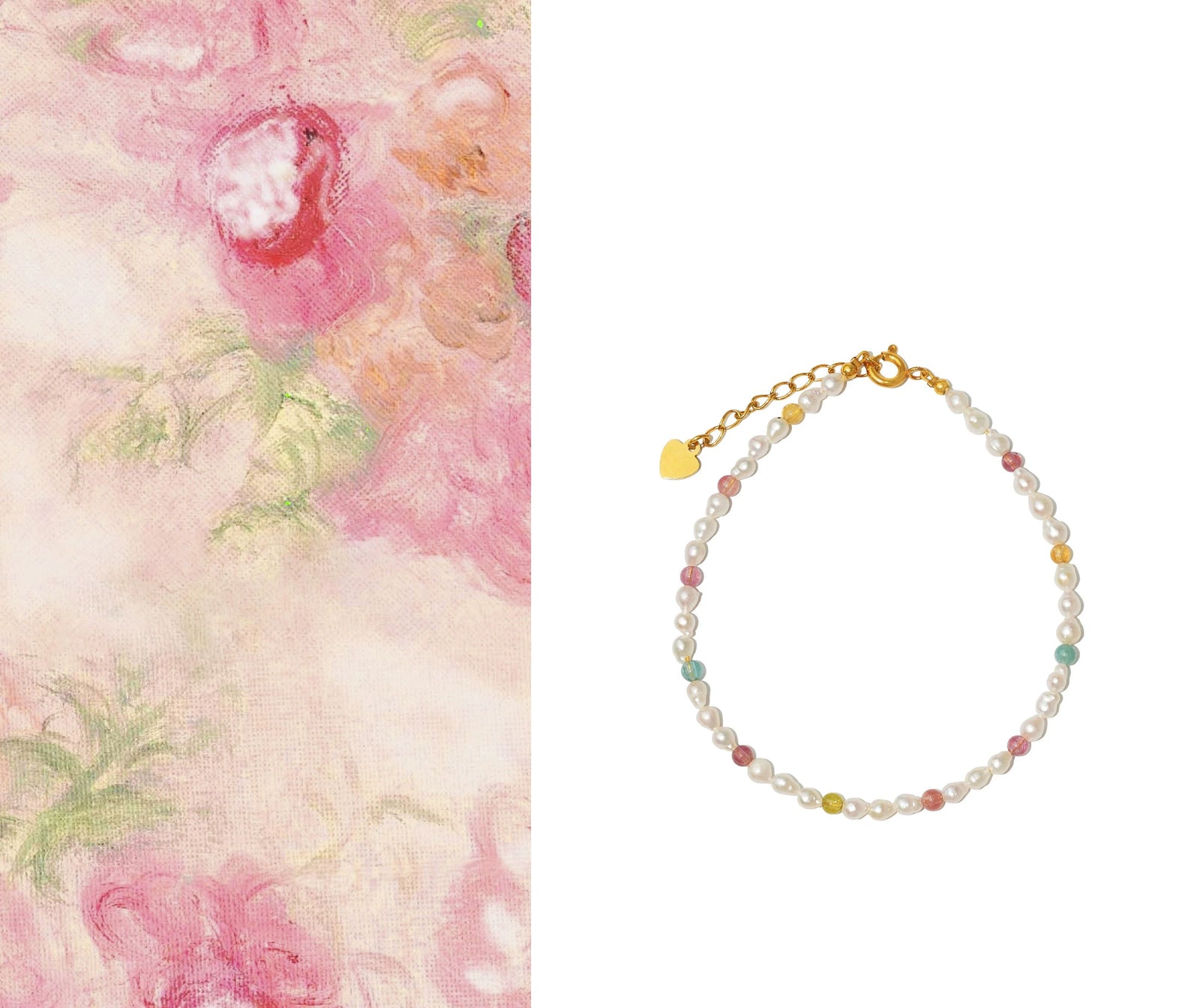 Yunfei Tourmaline & Clear Quartz Bracelet — product image 1