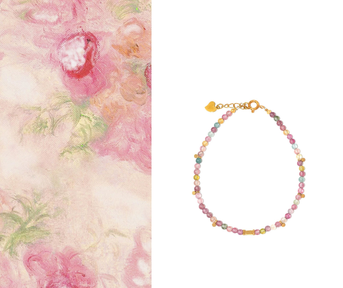 Caisui Tourmaline & Clear Quartz Bracelet — product image 1