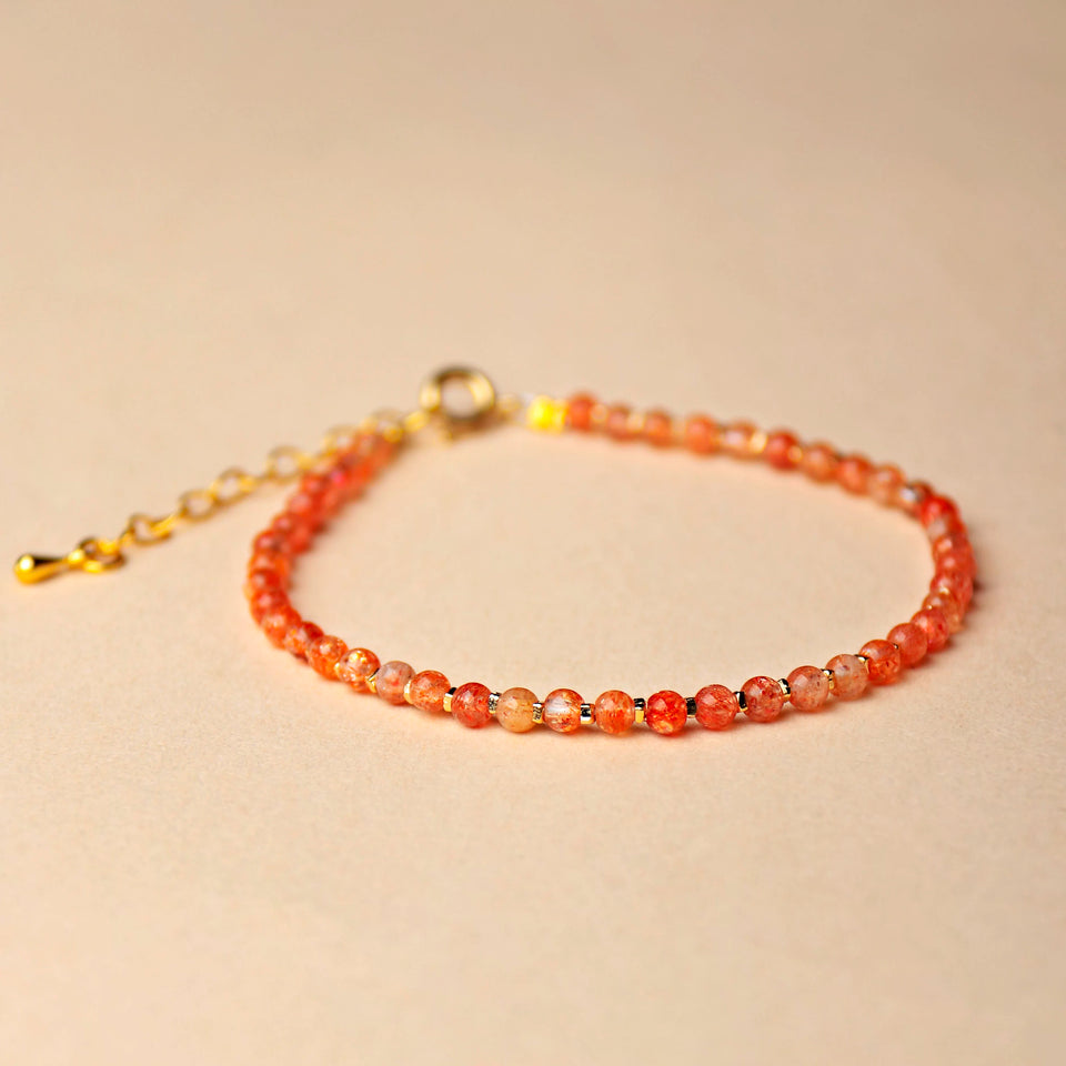 Arusha Golden Sunstone Chain Bracelet — product image 1