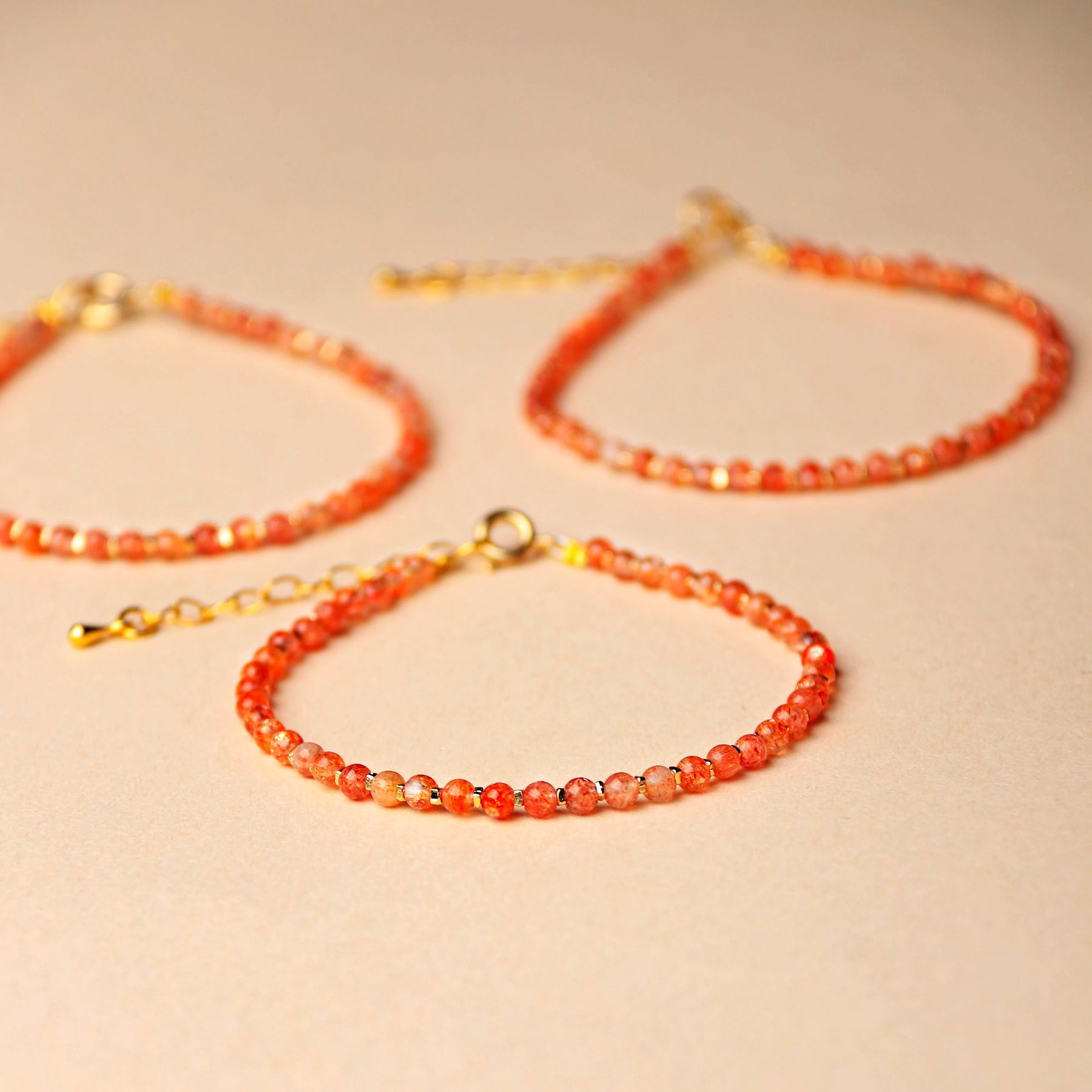 Arusha Golden Sunstone Chain Bracelet — product image 3